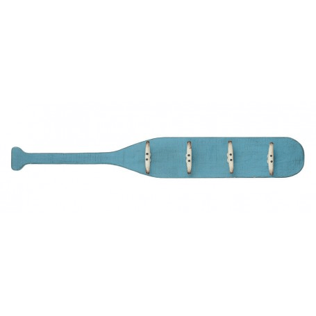 Colgador – Perchero Náutico Remo Azul 100cm