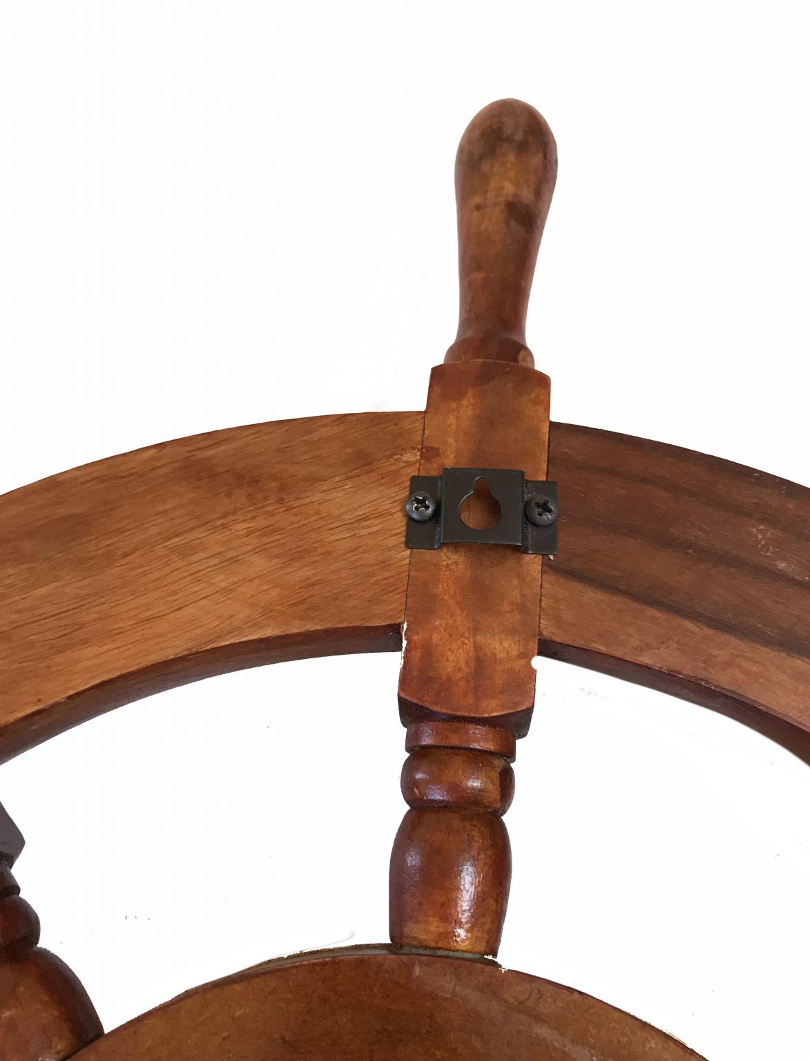 Rueda de timón decorativa con reloj Nauticalmania