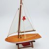 maqueta velero flotante